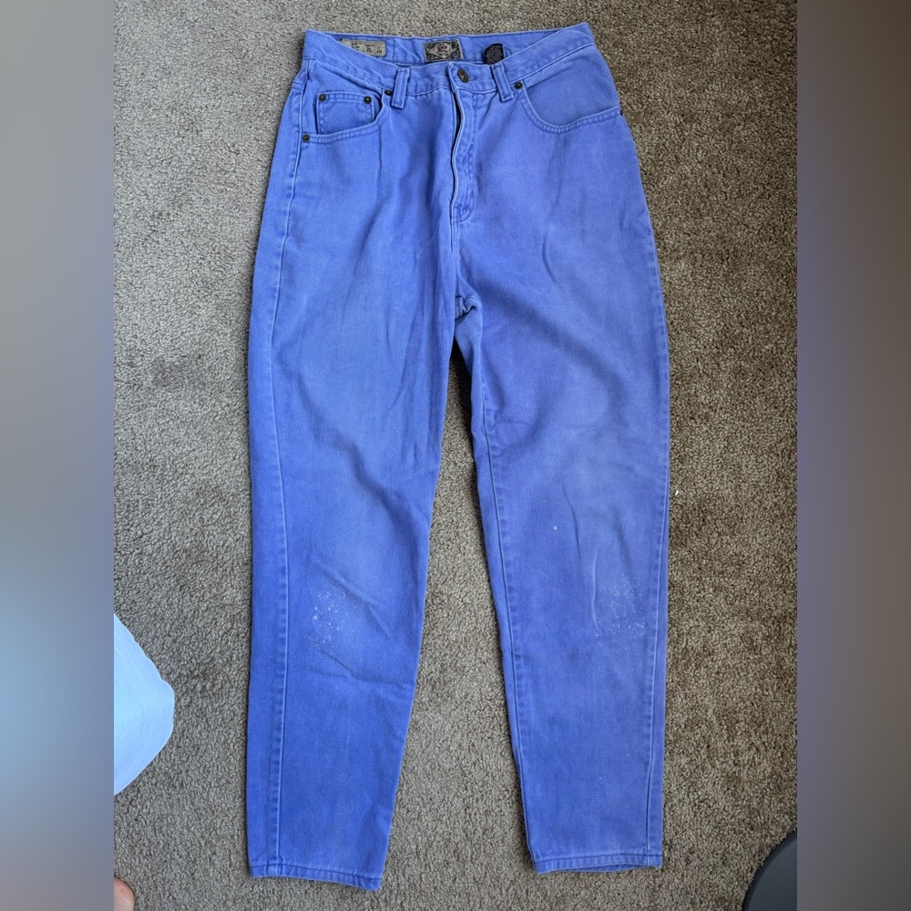 EXP Purple High-Waisted Jeans